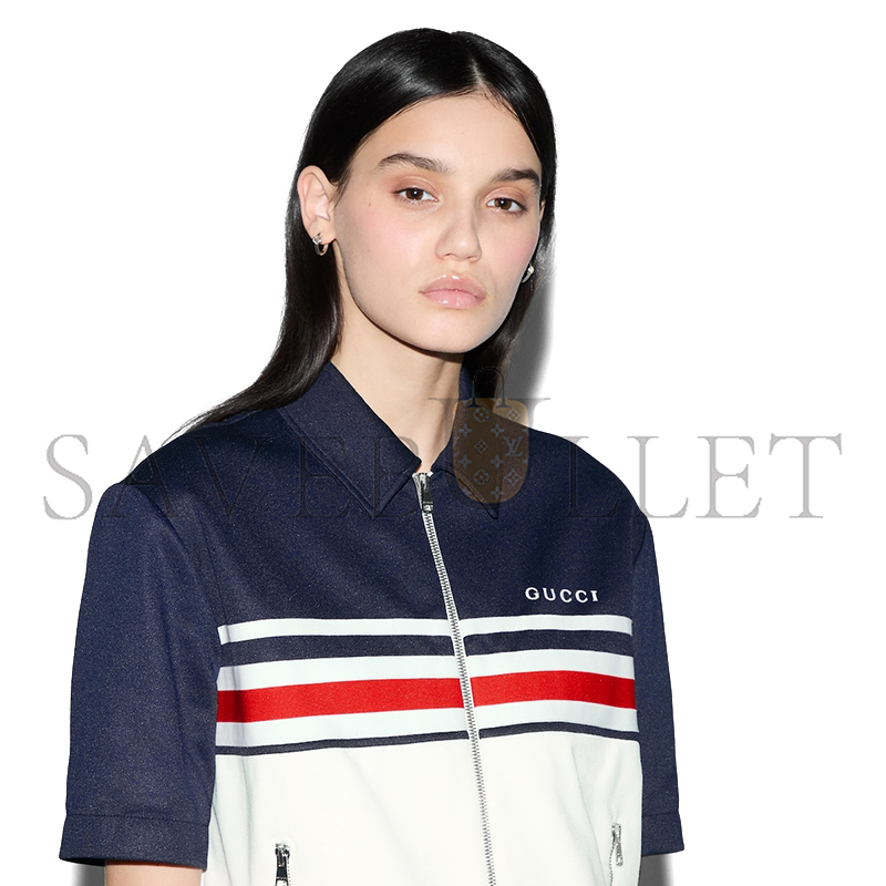 Gvc*1 technical jersey zip jacket